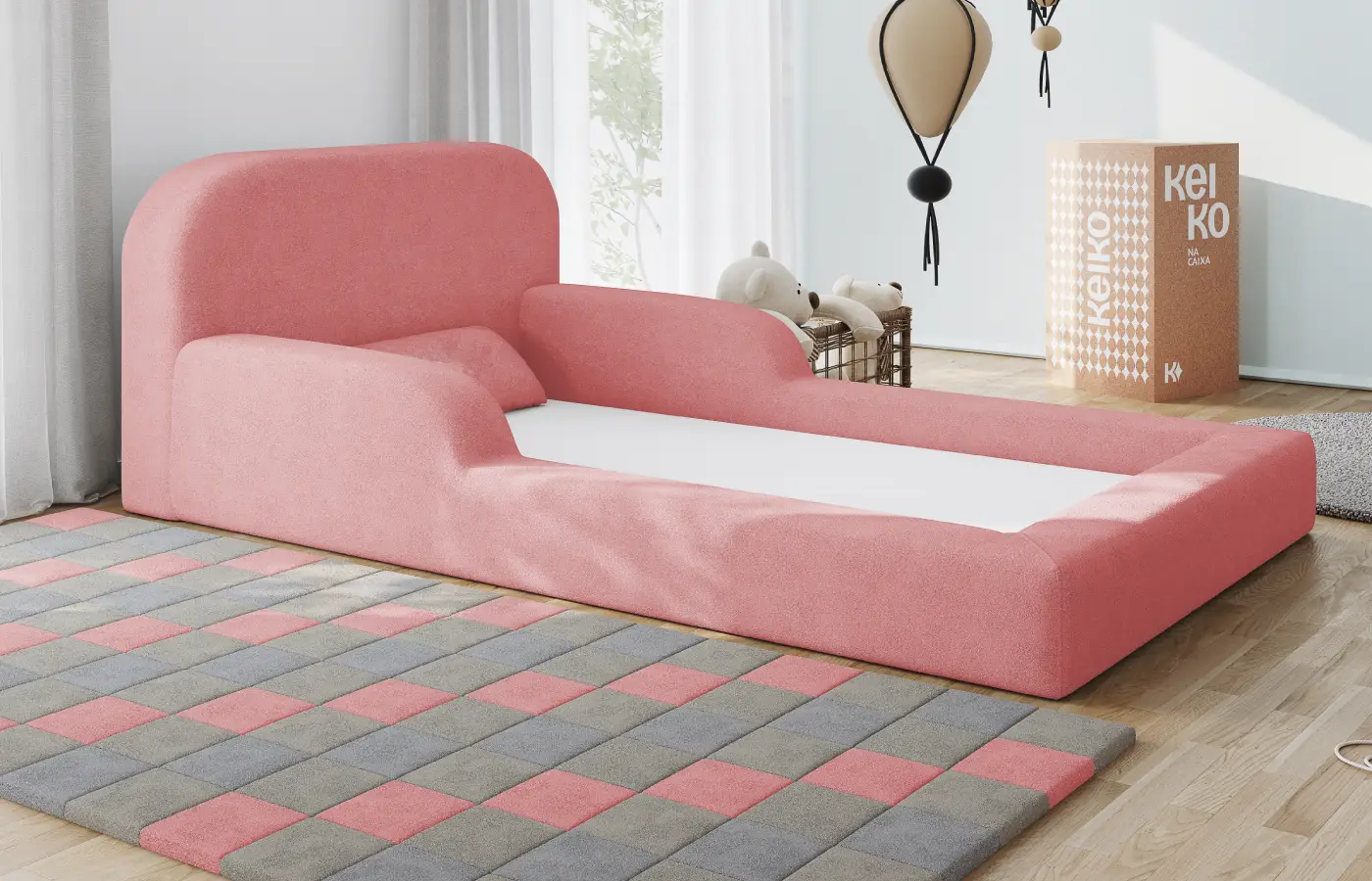 cama-solteiro-montessoriana-keiko-encanto-rosa
