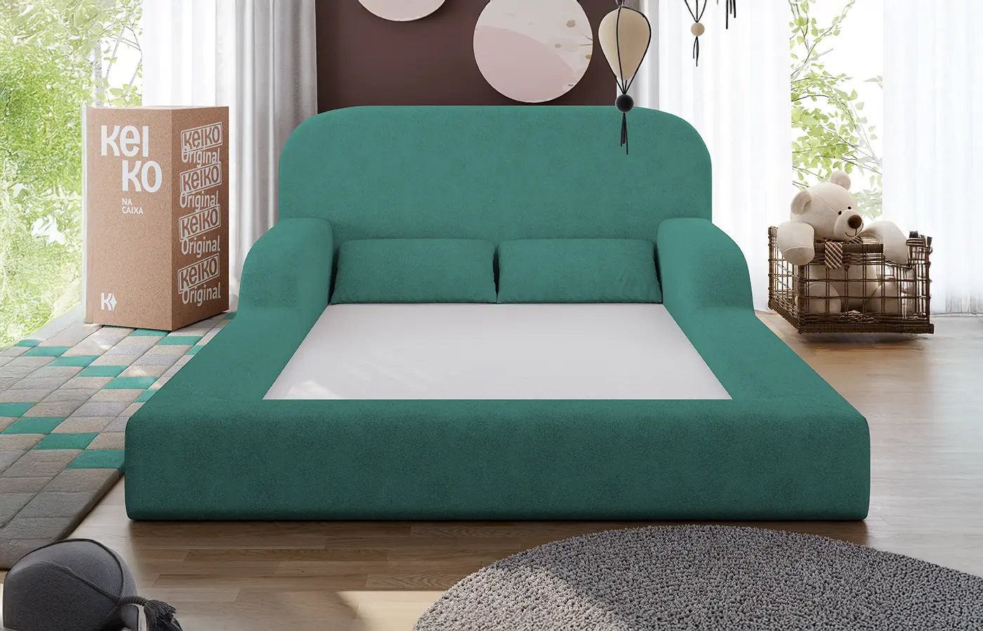 cama-montessoriana-encanto-keiko-casal-verde-agua