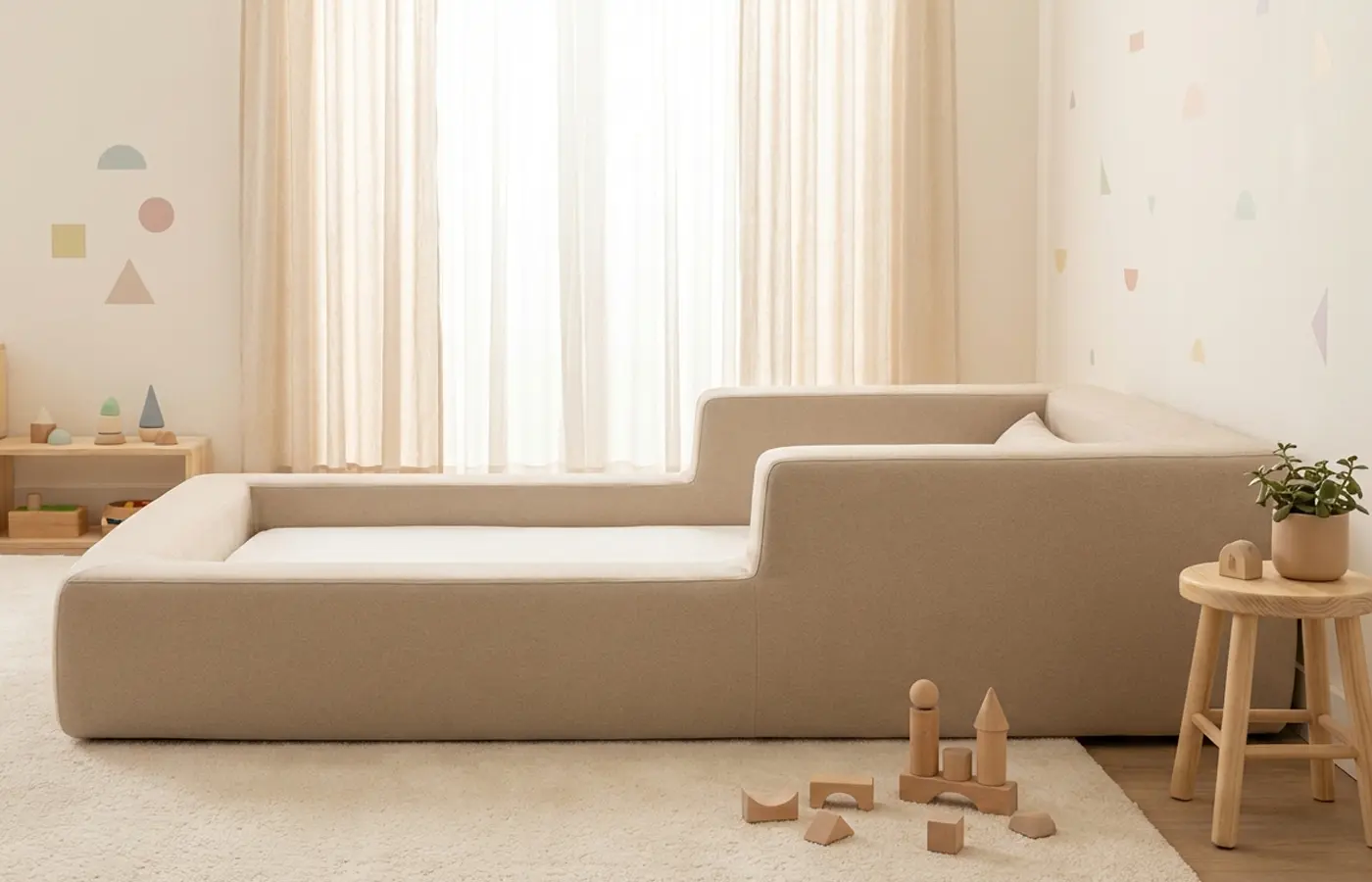 cama-montessoriana-aconchego-berço-bege