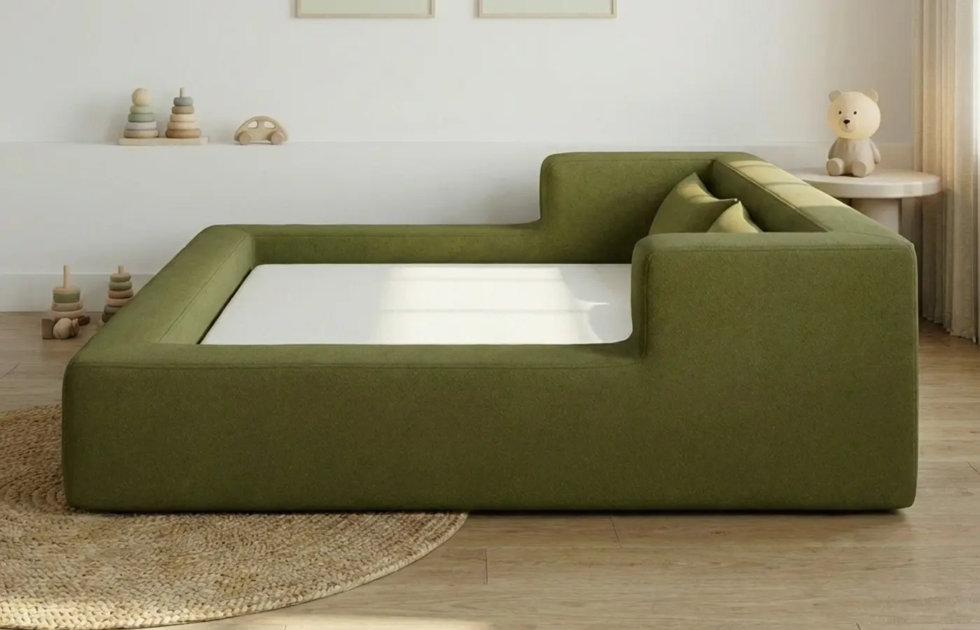 cama-montessoriana-aconchego-casal-verde