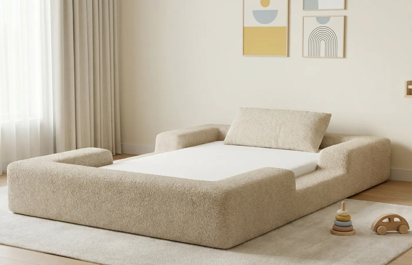 cama-montessoriana-keiko-ninho-berco-bege